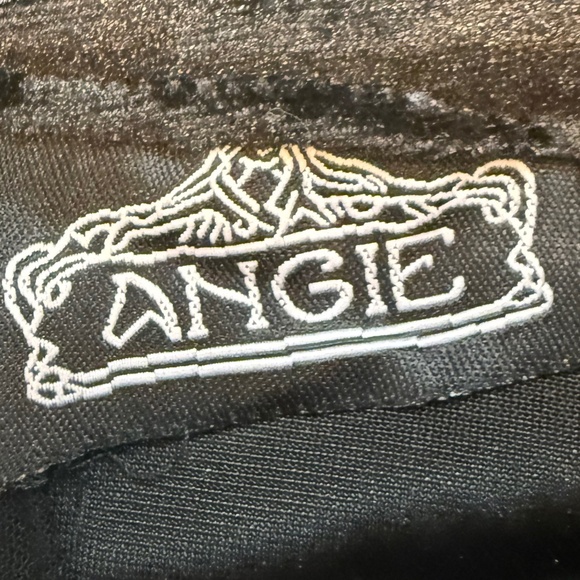 by Angie - Women’s Velvet high neck tank with Sequins & Beads, size L, hand wash - Picture 5 of 6